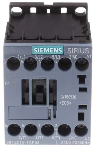 Siemens Galios juosta 7A 3P 110V AC 0Z 1R S00 (3RT2015-1AP02)