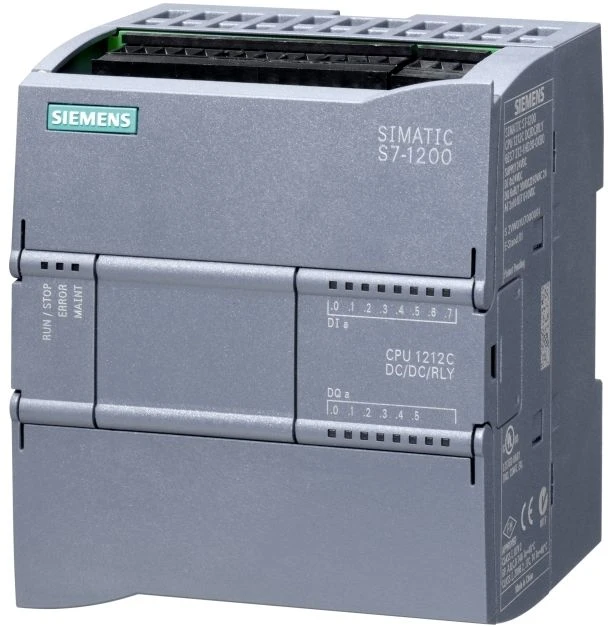 Siemens Basic modulis PLC 8in 6out+2analog 24V DC 75kB SIMATIC S7-1200 CPU 1212C (6ES7212-1HE40-0XB0)