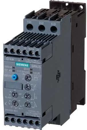 Siemens Softstart 3-fazowy 200-480VAC 25A 11kW/400V Uc 24V AC/DC S0 (3RW4026-1BB04)