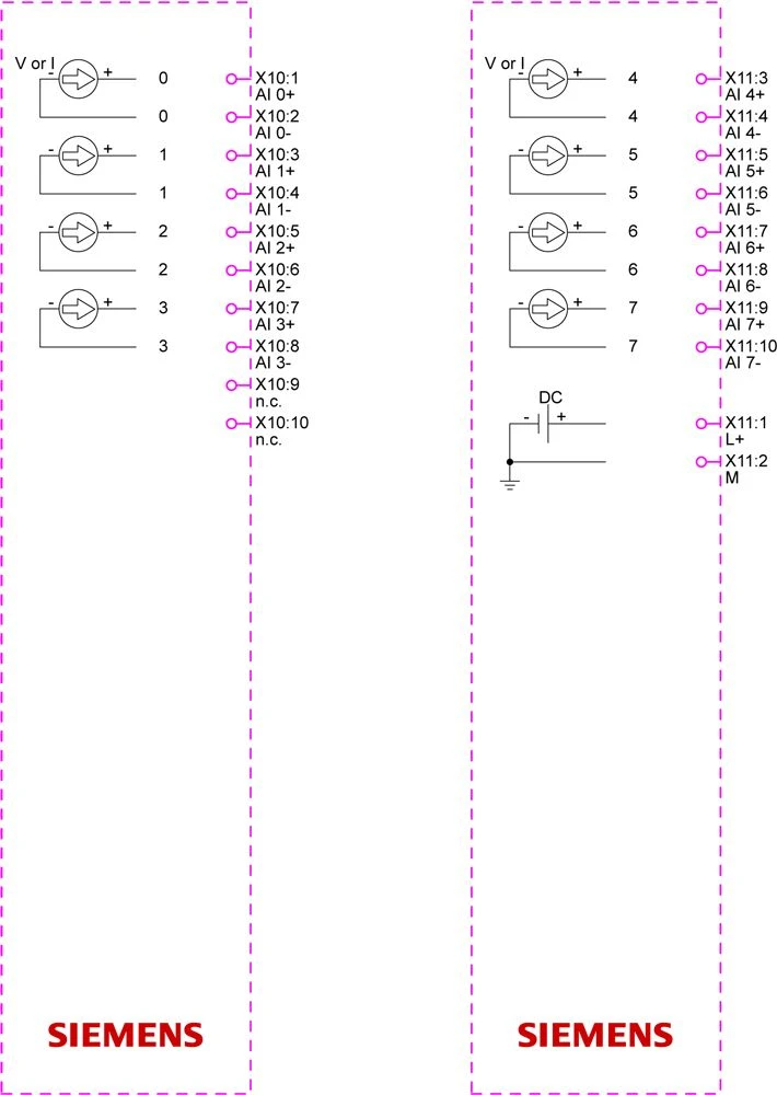 Siemens SM 1231 analoginis įėjimas, 8AI, CE, RoHS, REACH, 125 mm, 47 mm, 150 mm, 110 mm, 212 g