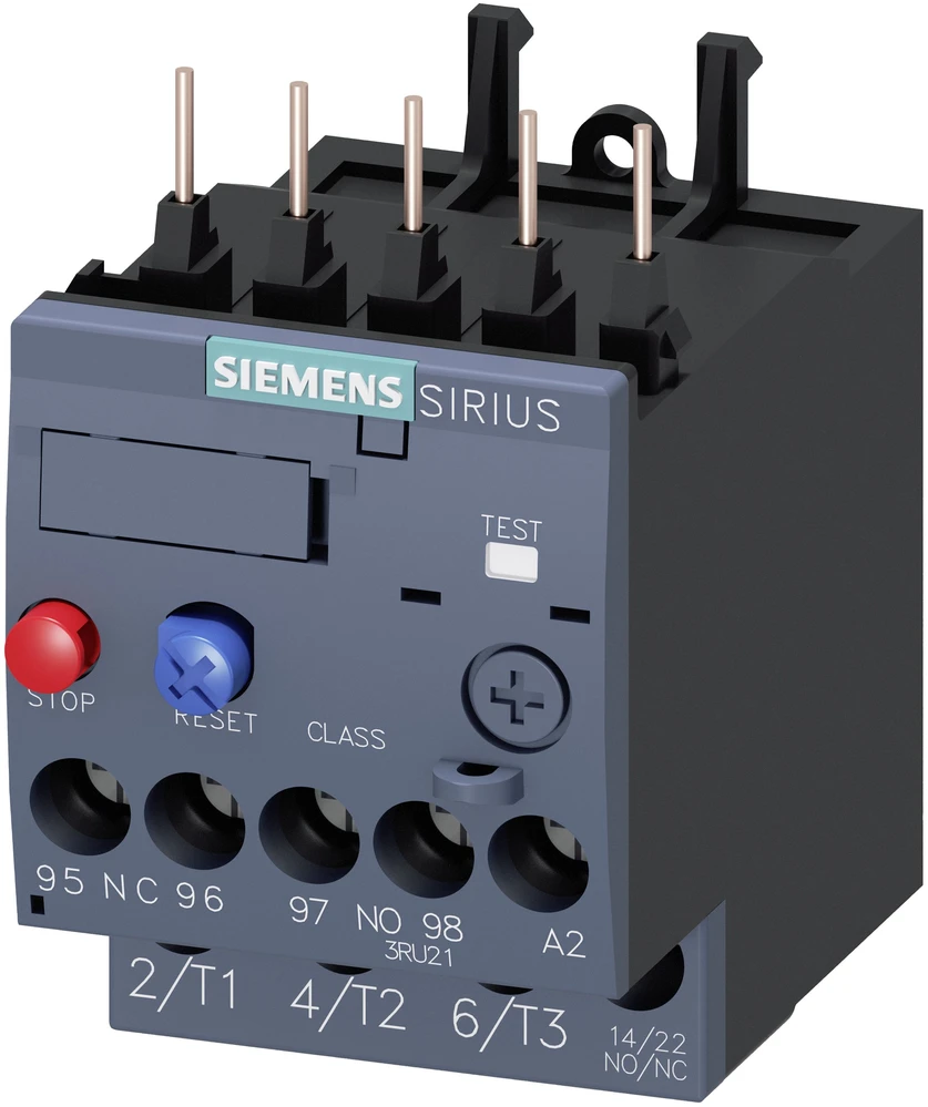 „Siemens“ terminė relė 0,9–1,25 A S00 (3RU2116-0KB0)