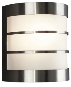 Lauko sieninis šviestuvas Philips Calgary, 1xE27, max 60W, IP44, 100x140x155mm, nerūdijantis plienas