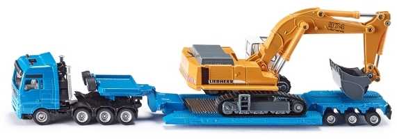 Siku 1:87 Sunkiasvorių krovinių gabenimas su platforma priekaba