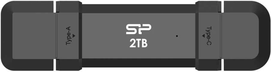 „Silicon Power DS72“ USB atmintinė, 250 GB A tipo USB / C tipo USB 3.2 Gen 2 (3.1 Gen 2) Auksinė