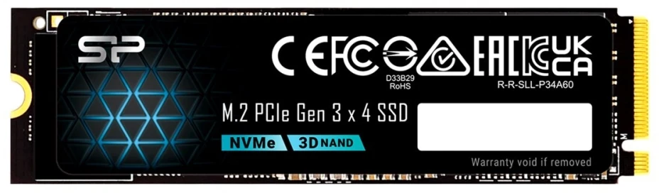 Silicon Power P34A60 128 GB M.2 PCI Express 3.0 NVMe