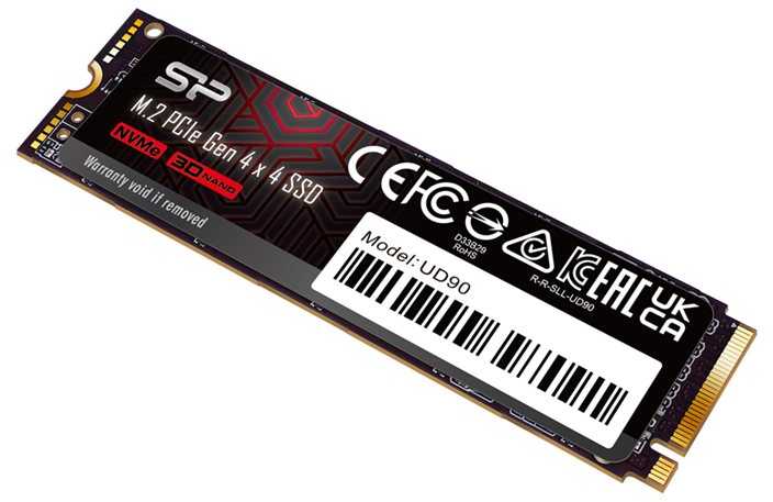 SILIKONIO MAITINIMO KOMPIUTERIS & COMMUNICAT SILICON POWER M.2 2280 PCIe 500 GB SSD UD90