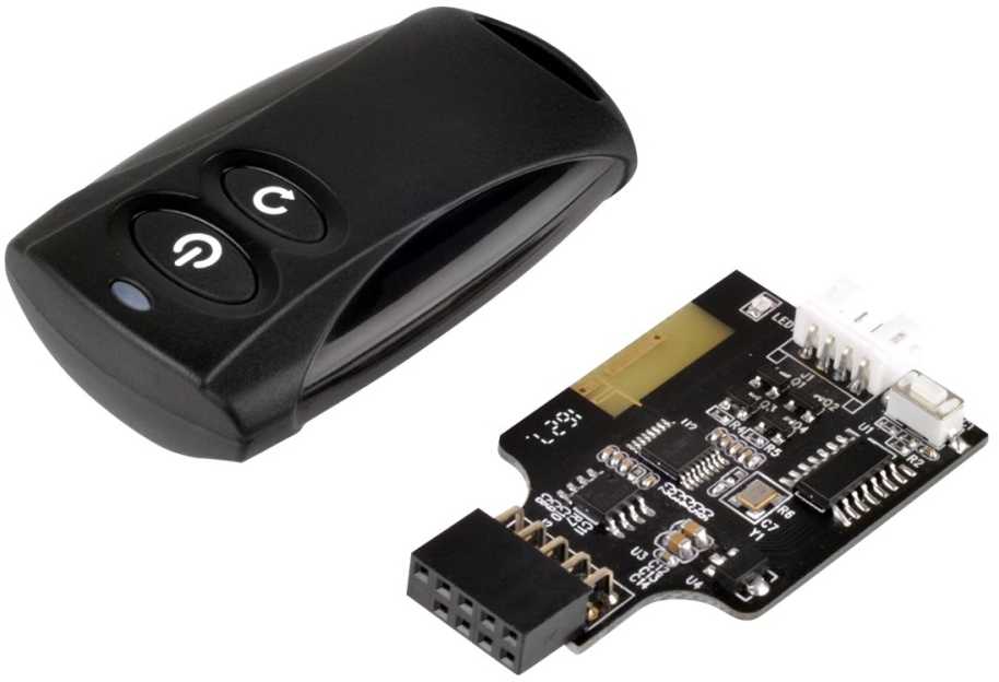 SilverStone SST-ES02-USB, nuotolinio valdymo pultas kompiuterio įjungimui / išjungimui