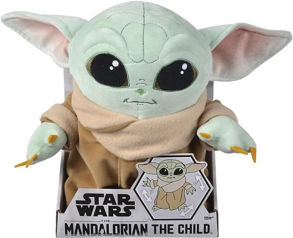 Mattel Disney Mandalorian Baby Yoda pliušinis žaislas 30 cm