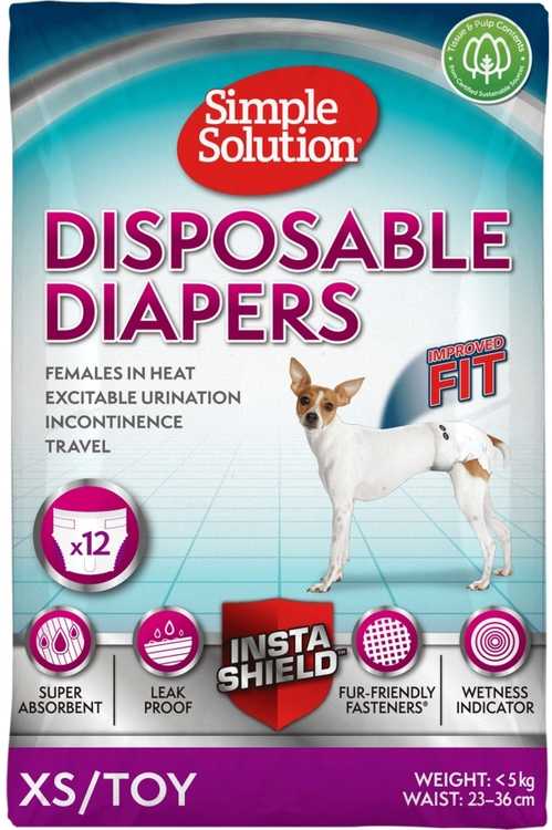 Simple Solution Simple Solution Vienkartinės sauskelnės XS moterims, 12 vnt.