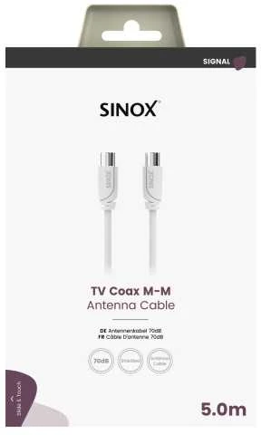 Sinox koaksialinis TV kabelis pakuotėje