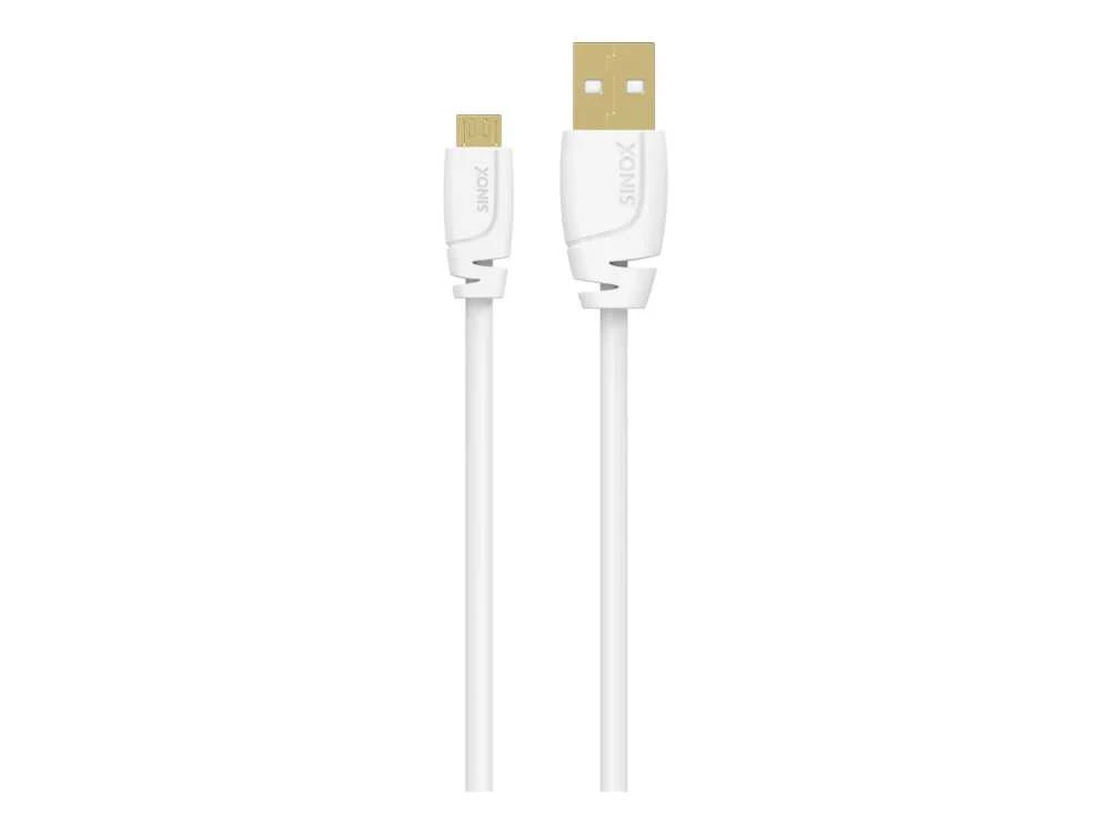 Sinox Beslag Sinox Micro USB laidas. 2 m. Baltas