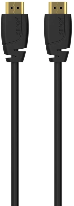 Sinox Beslag Sinox PRO HDMI kabelis 8K60HZ+E. 2 m. Juodas, 2 m, HDMI Type A (standartinis), HDMI Type A (standartinis), 48 Gbit/s, Juodas