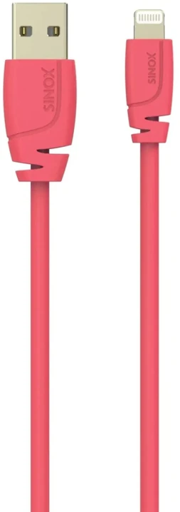Sinox Beslag Sinox PRO Lightning kabelis su originalia Apple mikroschema. 1 m. Rožinė, 1 m, Lightning, USB A, Vyriškas, Vyriškas, Rožinė