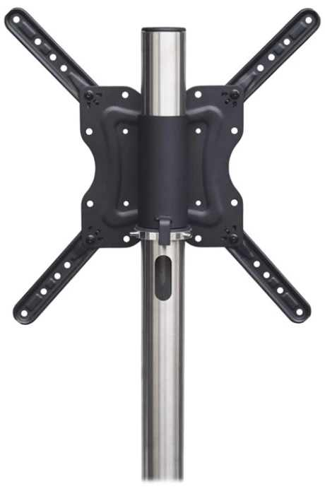 Laikiklis Sinox Beslag „Sinox StandView“ televizoriaus stovas ant grindų su ratukais ir pasukamu stalviršiu. 26–65 colių. Aliuminio apdaila, 66 cm (26"), 165,1 cm (65"), 200 x 200 mm, 400 x 400 mm, plienas, sidabrinė spalva.