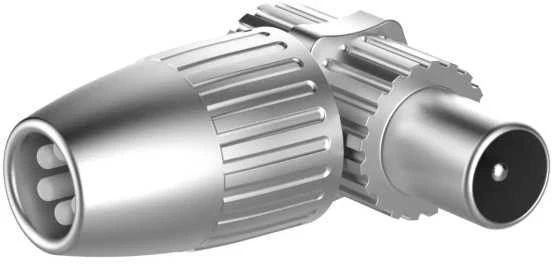 Sinox Beslag Sinox SOV01512, Kištukas, 90°, Sidabrinis, Metalas, Pakabinimo dėžutė, 1 vnt.