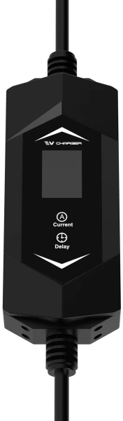 Sinox Elektromobilių įkrovimo kabelis, 2 režimas, 6–16 A, 1 fazė, 5 m, juodas