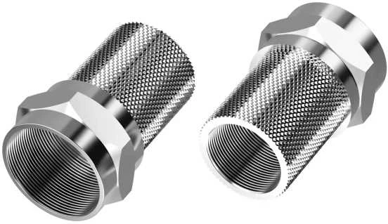 Sinox Beslag „Sinox SOV01552“, F tipo, nerūdijantis plienas, metalas, 6,8 mm, pakabinimo etiketė, 2 vnt.