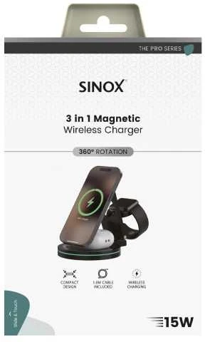 Sinox 3 viename įkroviklio dėžutė
