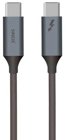 Sinox Beslag „Sinox PRO USB C 4.0“ laidas („Thunderbolt®“). 1 m. Įvairių spalvų.