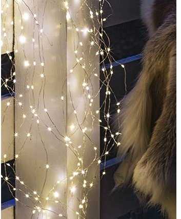 „Sirius Home Knirke“, 160 lempų, LED, Neutrali balta spalva, Vidaus / lauko, Permatoma, 2,4 W