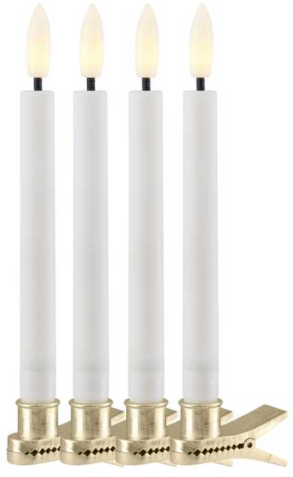 Sirius Sirius Sille Xmas Treelight 4 pcs Set, baltas/Gold