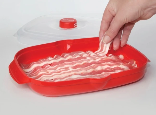 Sistema Facile Bacon, Baltas/Raudona, 28.7 x 21.9 x 7 cm