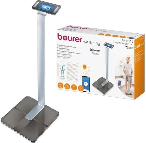 Diagnostinės bluetooth svarstyklės Beurer, rankos+kojos