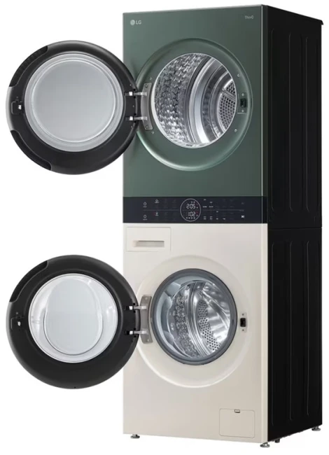 Kombinuota skalbyklė-džiovyklė LG WashTower™, 12/10 kg (WT1210EGF)