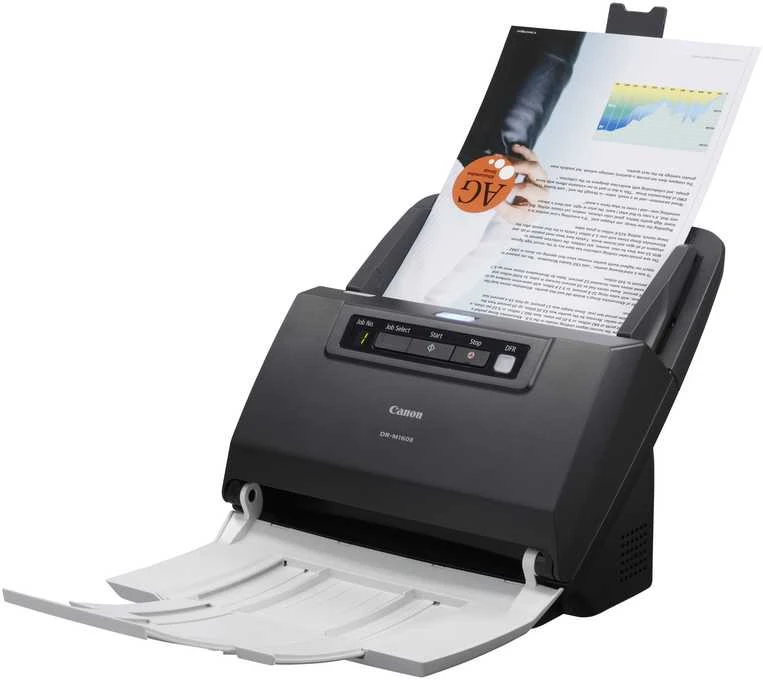 Skeneris Canon imageFORMULA DR-M160II 600 x 600 DPI ADF skaitytuvas juodas, pilkas A4