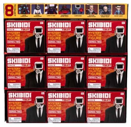 SKIBIDI TOILET Figūrėlė-siurprizas