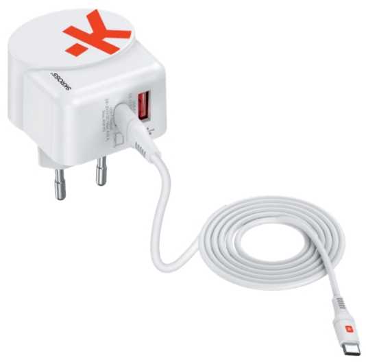 Skross Euro USB Charger A/C 65PD su USB-C (19.09.1323)