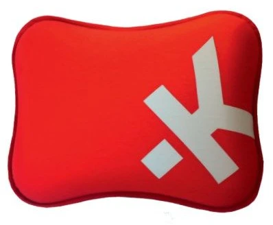 Skross Kelioninė pagalvė, Raudona, Suaugusiesiems, Unisex, Poliuretanas, Medvilnė/Poliesteris, Autobusui, Automobiliui, Lėktuvui
