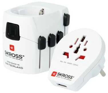 Skross PRO pasaulis ir USB (7A)