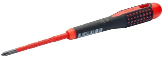 Bahco Izoliuotas atsuktuvas ERGO™ SLIM Phillips PH1x80mm 1000V VDE