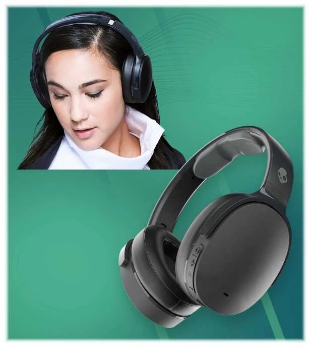 Skullcandy | Belaidės Ausinės | Hesh ANC | Belaidės | Over-Ear | True Juodas | Noise canceling | Belaidės