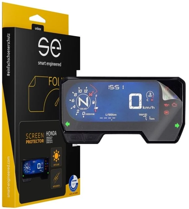Smart Engineered SE-DCP-2-0102-0048-1-M, Ekrano apsauga, Motociklas, Skaidrus, Monochromatinis, Honda CBR650R 2019+ / CB650R 2019+ / CBR500R 2019+ / CB500F/X 2019+, Vokietija
