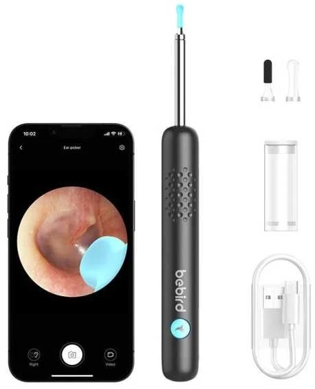 Smart Visual Ear-Clean strypas Bebird R1 juodas