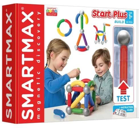 Smartmax Iuvi Games Magnetiniai konstruktoriaus rinkinys Smart Max Start Plus 30 dalių