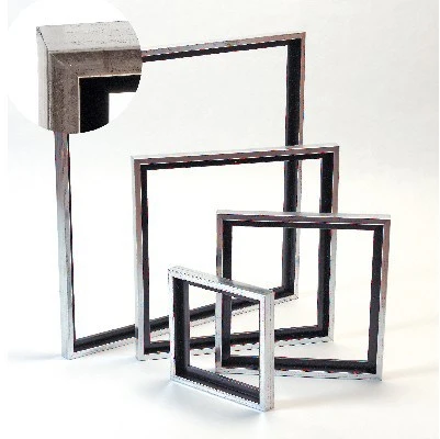 Ramka SmartMax Svæveramme træ antik-silverlook 50x50