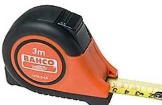Ruletė Bahco MTB 3m x 16mm su aut. stabdžiu, gumuota