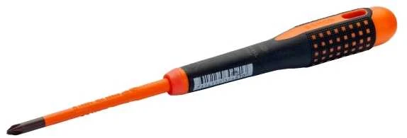 Bahco Izoliuotas atsuktuvas ERGO™ SLIM Combi SL5/PH1x80mm 1000V VDE, automatiniams jungikliams