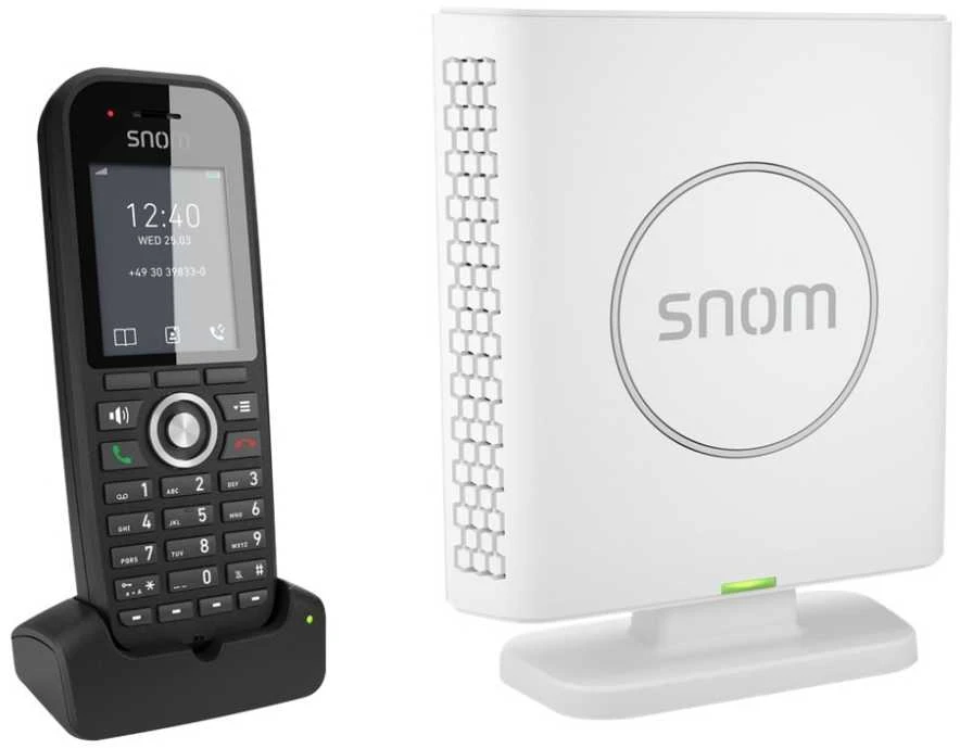 Telefonas stacionarus Snom snom m430 IP-DECT bazinė stotis ir ragelis