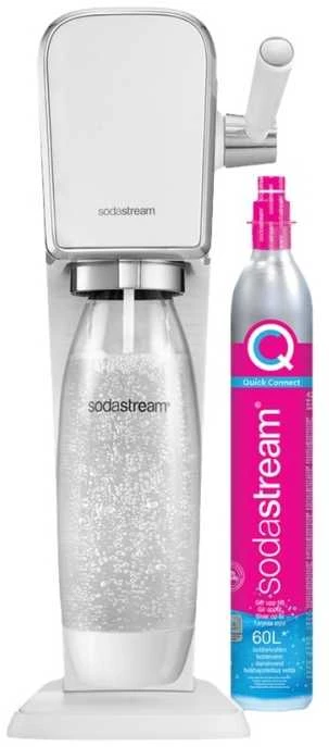 Gazuotų gėrimų gaminimo aparatas SodaStream ART, baltas