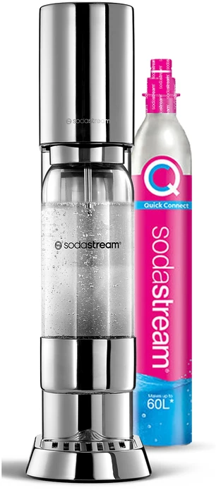 Gazuotų gėrimų gaminimo aparatas SodaStream Enso, nerūdijančio plieno spalvos