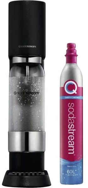 Gazuotų gėrimų gaminimo aparatas SodaStream Enso, Juodas