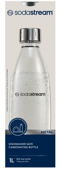 Sodastream Bottle Fuse Sidabrinis Elegance 1L Tritan | SodaStream