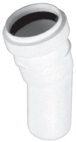 Magnaplast Vidaus kanalizacijos alkūnė HTplus, Ø 50 mm, 30°, balta