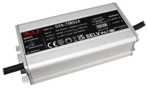 Solar Plus 75W LED Maitinimo šaltinis GLSV 12V IP67