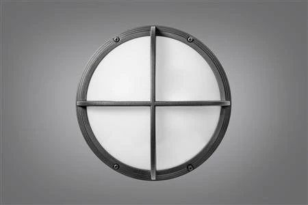 Sieninis šviestuvas Solar Plus Ocus Kryds 12W LED 6W-12W, 3000-3500-4000K, Mikrobølge Sensor, RAL7024 - PROFESSIONEL