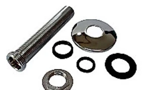 Solar Plus Prijungimo detalė 120 mm ll 3/4" x 1/2" su rozete Ø70